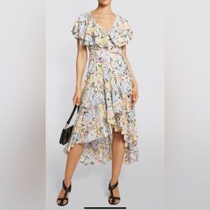 MAJE
Floral Asymmetric Dress Size 34   XS
